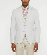 DRIVE light grey two-button casual jacket