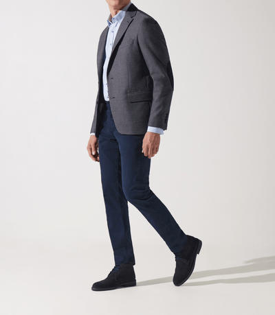 Veste casual 2 boutons marine DEYTON - IZAC