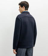 Veste casual 3 poches marine