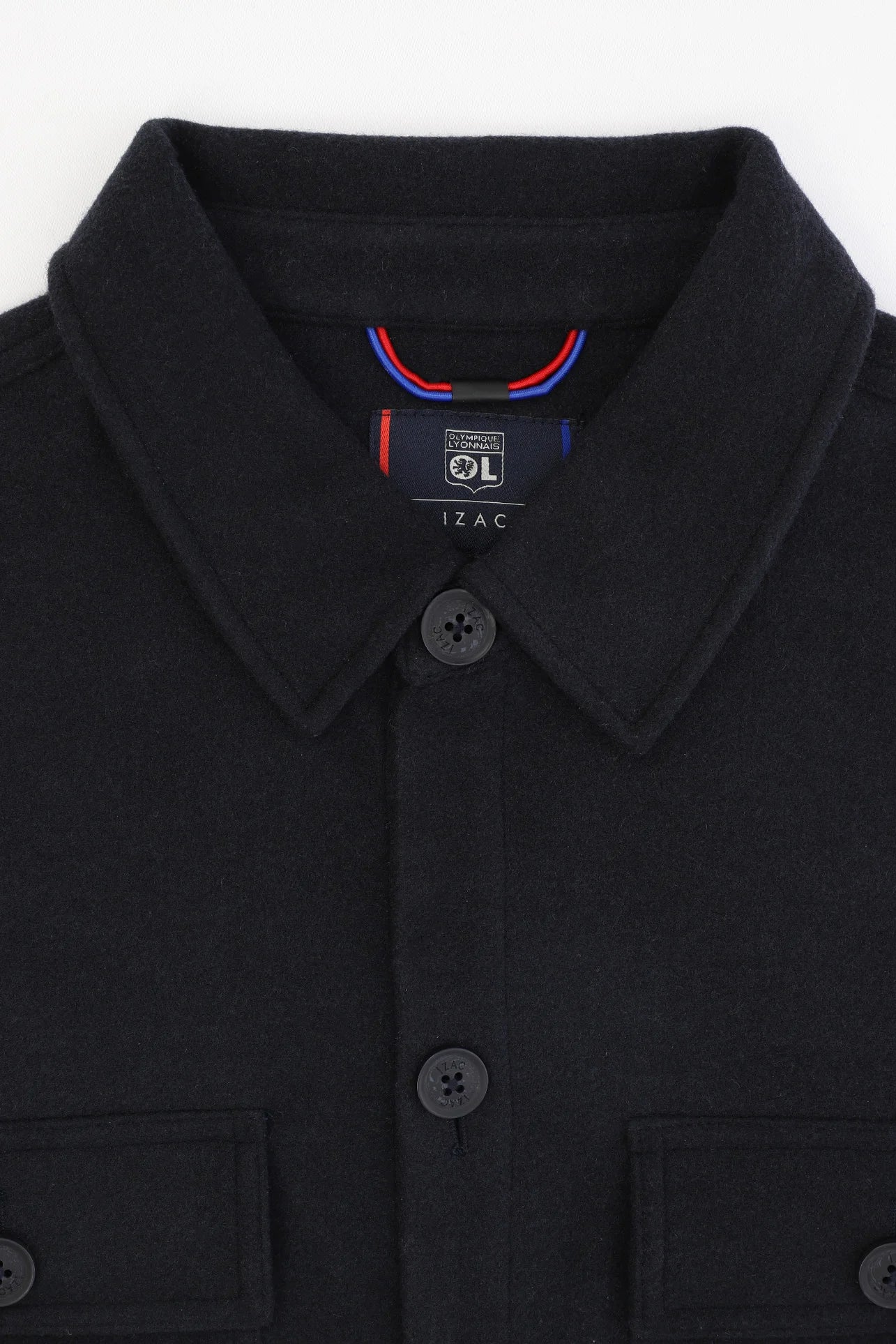 Veste casual col chemise marine - IZAC