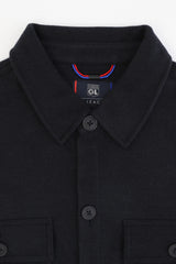 Veste casual col chemise marine - IZAC