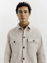 Veste casual col chemise beige - IZAC