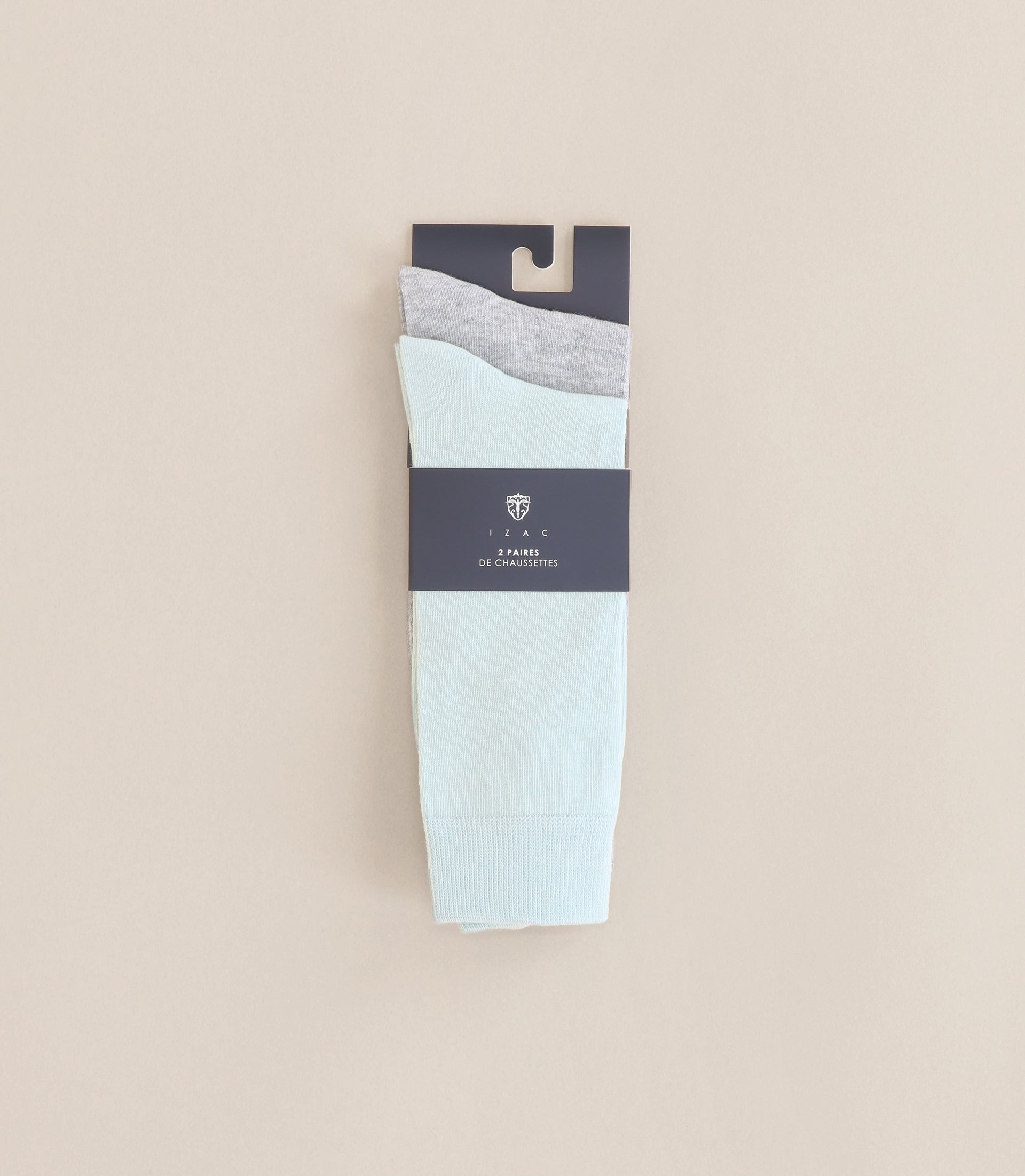 Pack de 2 chaussettes vert - IZAC