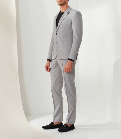 Veste ville maille gris - clair "Ales" - IZAC