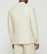 Beige linen separable jacket CELESTE