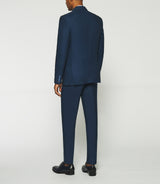 Navy separable linen jacket