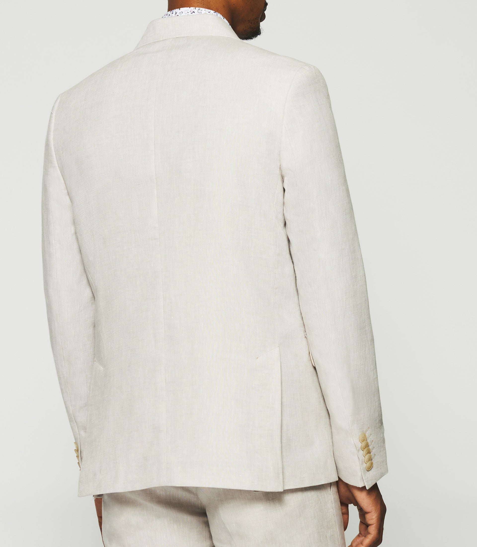 Parma linen separable jacket CELESTE