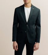 Black technical fabric city jacket