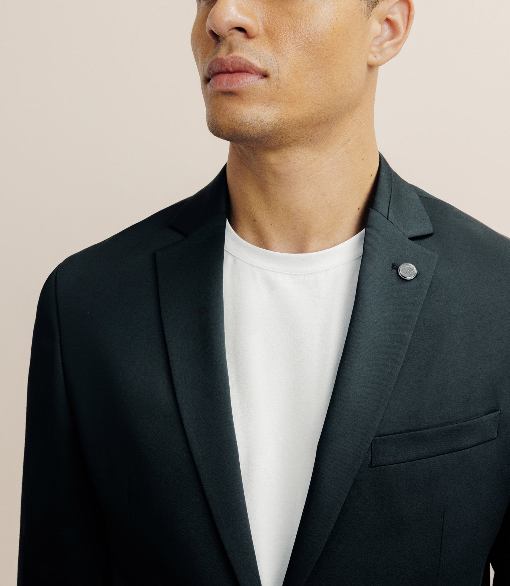 Veste ville en tissu technique noire - IZAC