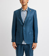 Indigo blue separable city jacket