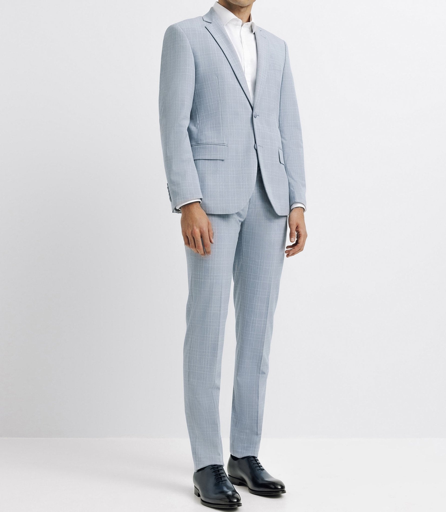 Veste ville séparable esprit prince de galles bleu ciel - IZAC