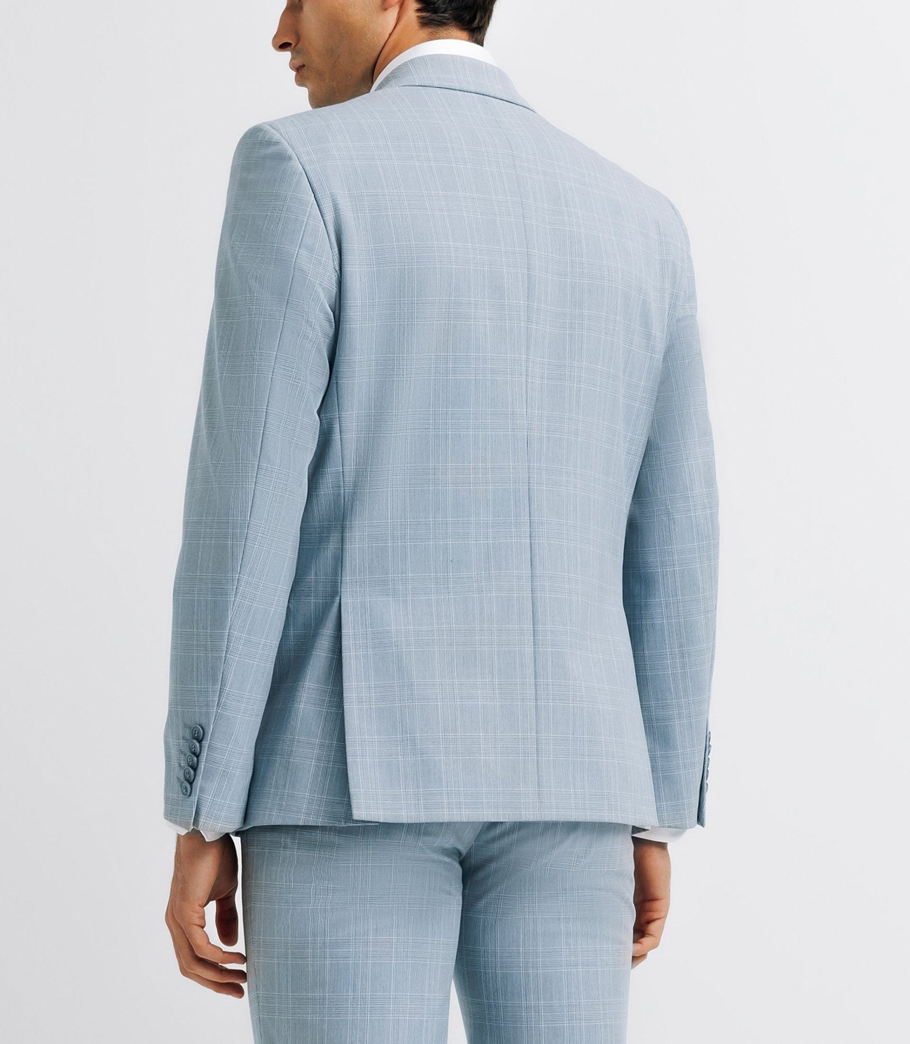 Veste ville séparable esprit prince de galles bleu ciel - IZAC