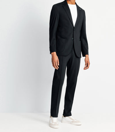 Veste ville maille noir - IZAC