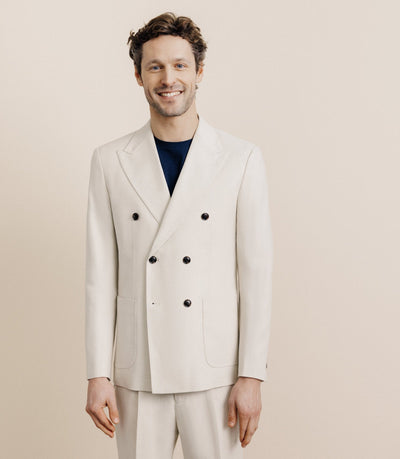 Veste ville croisée beige - IZAC