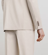 Veste en tissu armuré mastic - IZAC