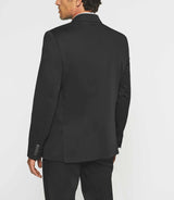 Black technical fabric city jacket SANACO