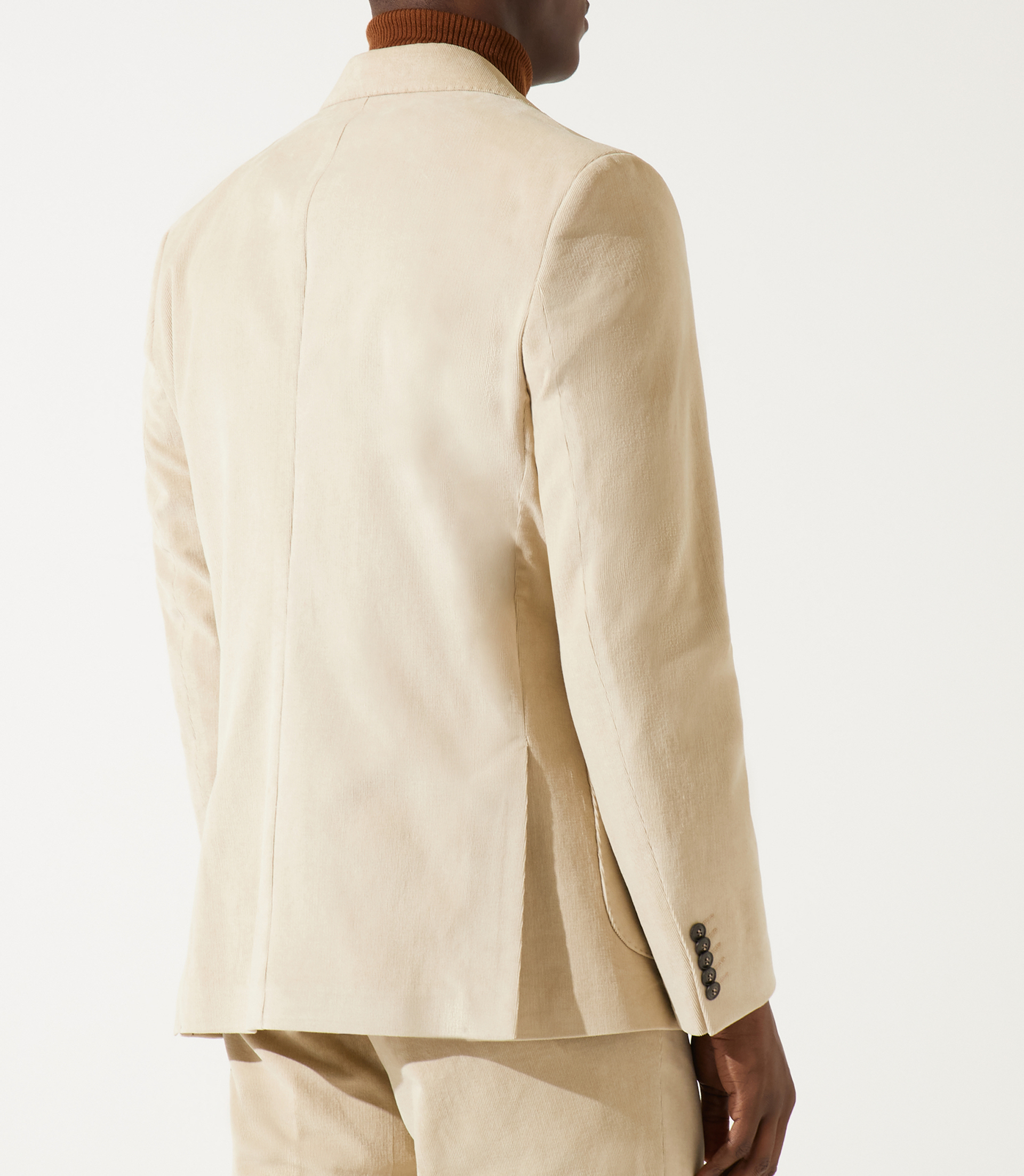 Veste ville séparable en velours beige SABLIER