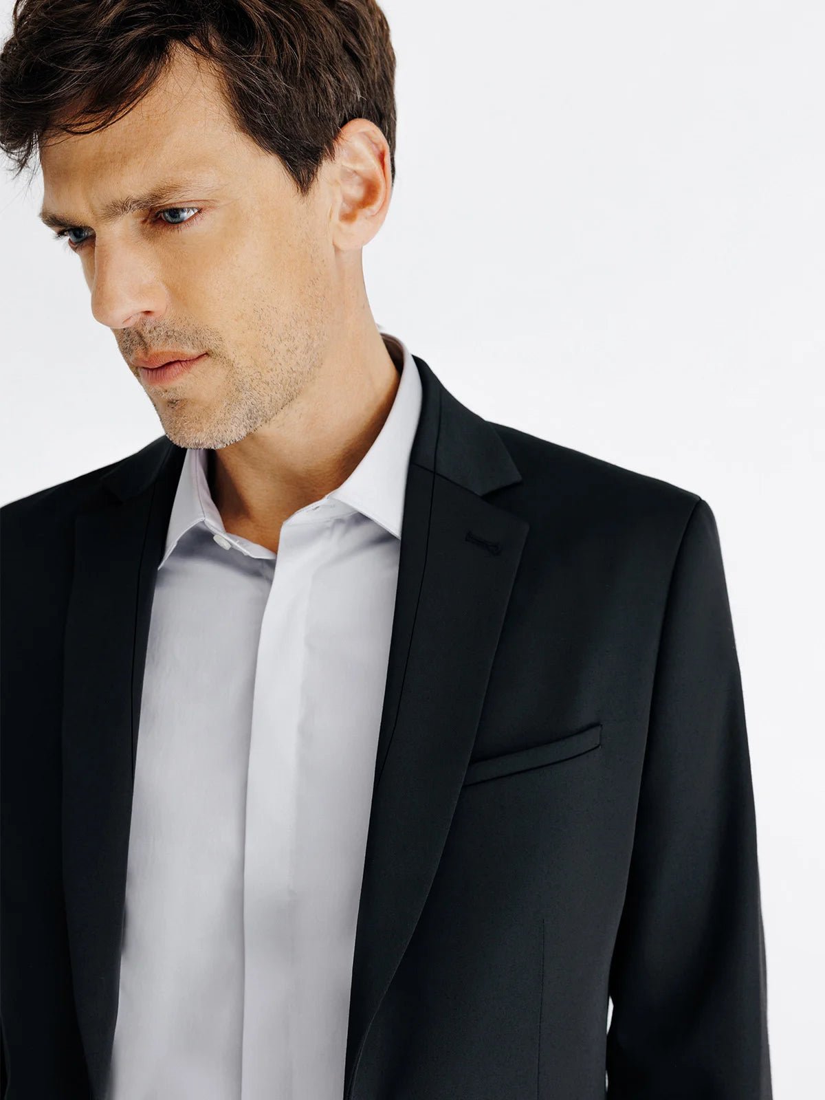 Veste ville séparable tissu technique noir - IZAC