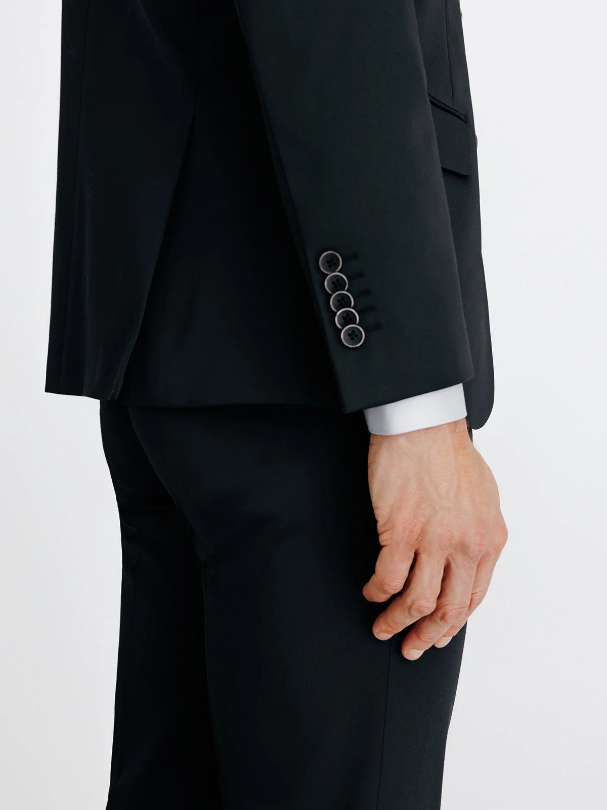 Veste ville séparable tissu technique noir - IZAC