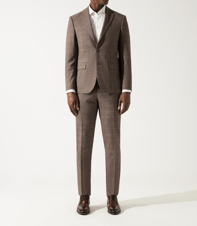 Veste ville séparable esprit prince de galles bordeaux SIENNE - IZAC