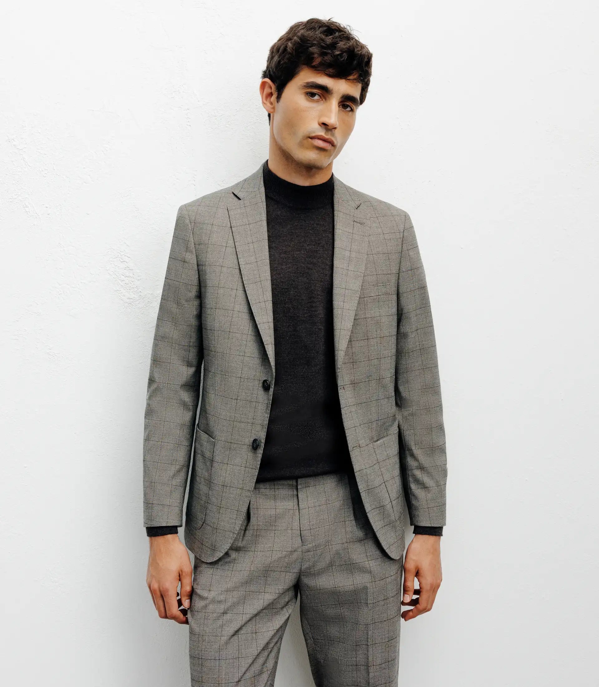 Veste ville prince de galle marron - IZAC