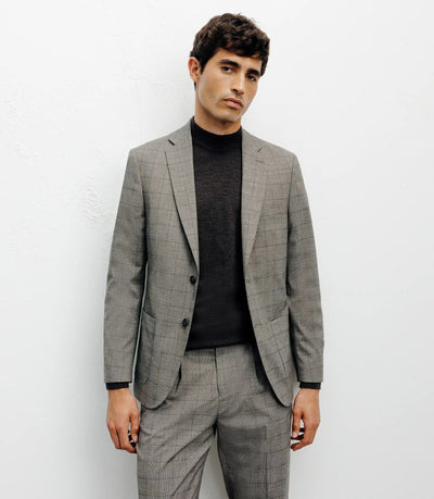 Veste ville prince de galle marron - IZAC