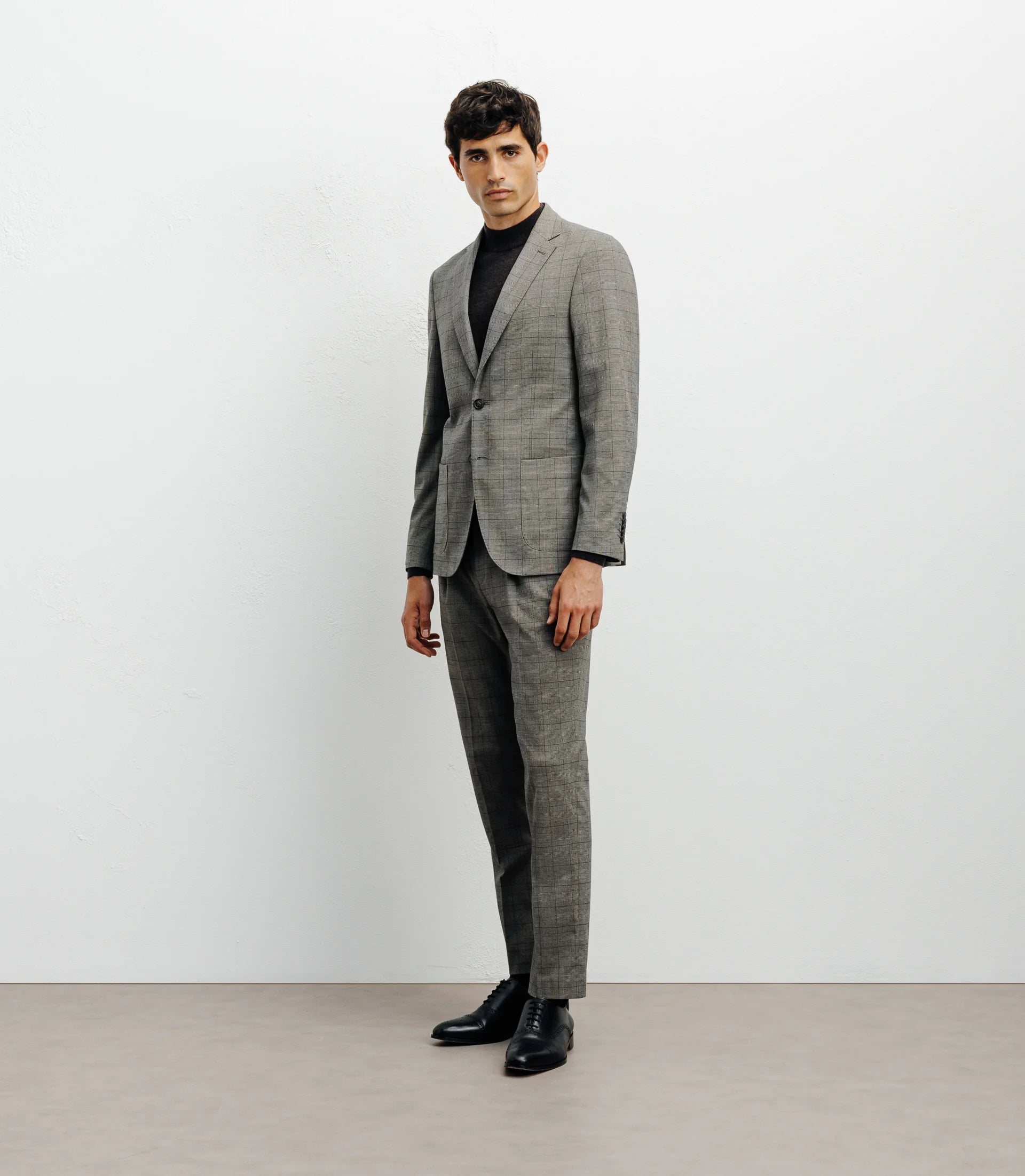 Veste ville prince de galle marron - IZAC