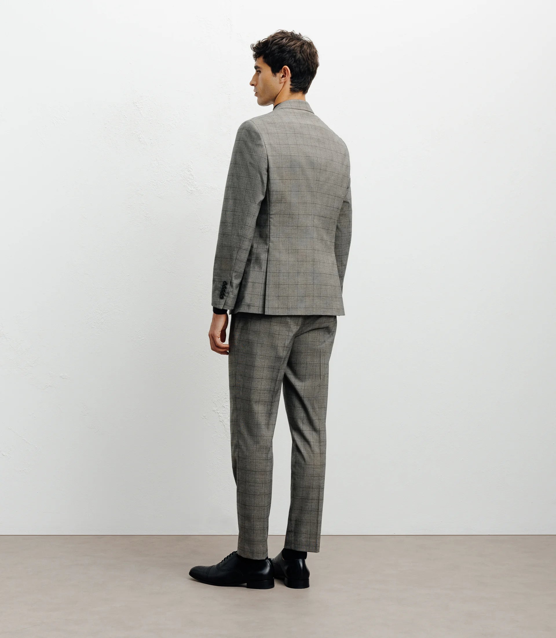 Veste ville prince de galle marron - IZAC