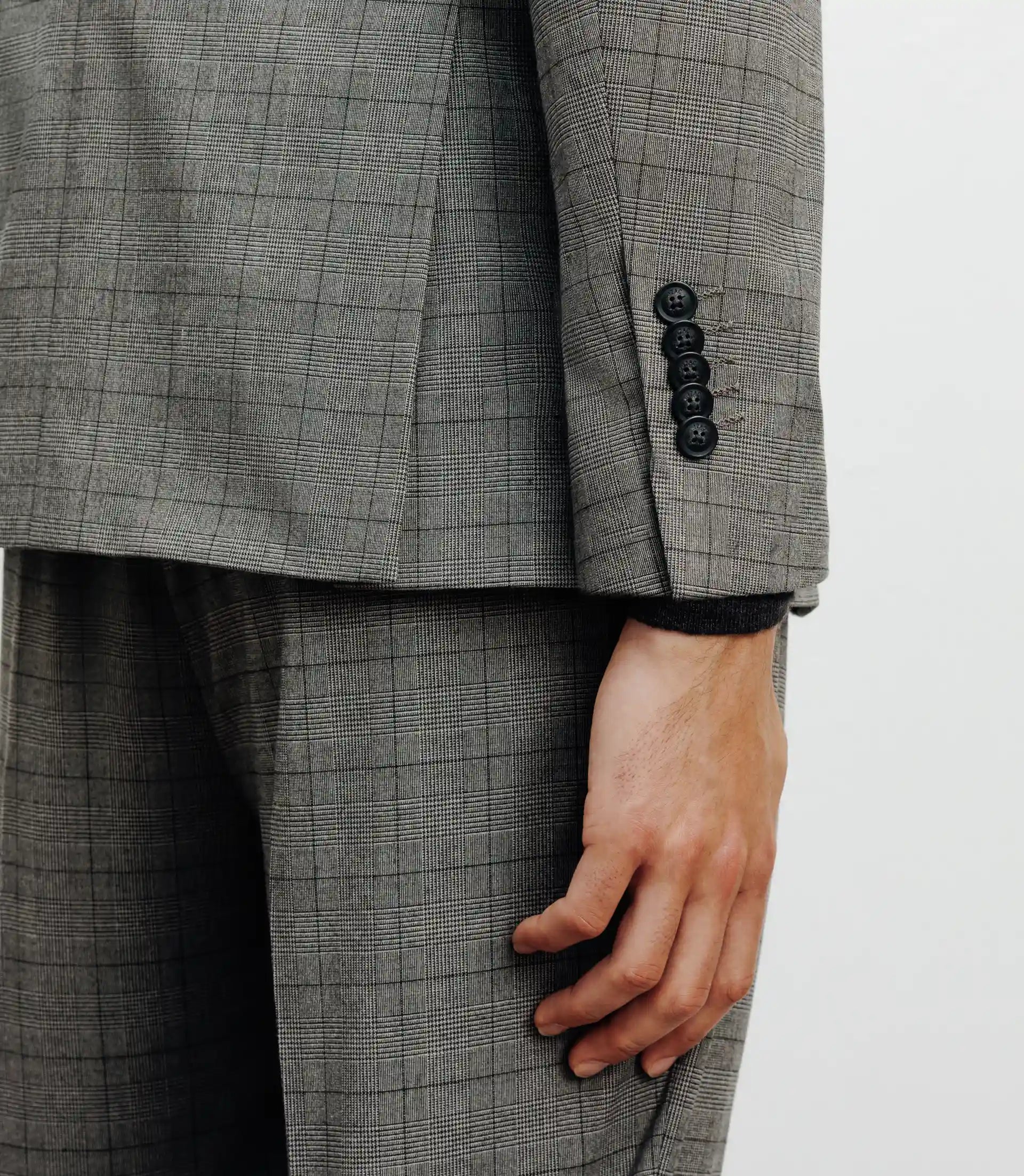 Veste ville prince de galle marron - IZAC