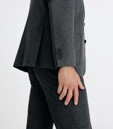 City jacket in gray mesh