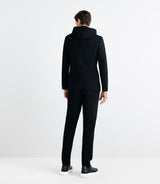 Display jacket with black parment