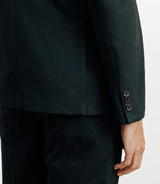 Veste en maille avec parmenture noire - IZAC