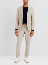 Veste ville en maille beige - IZAC