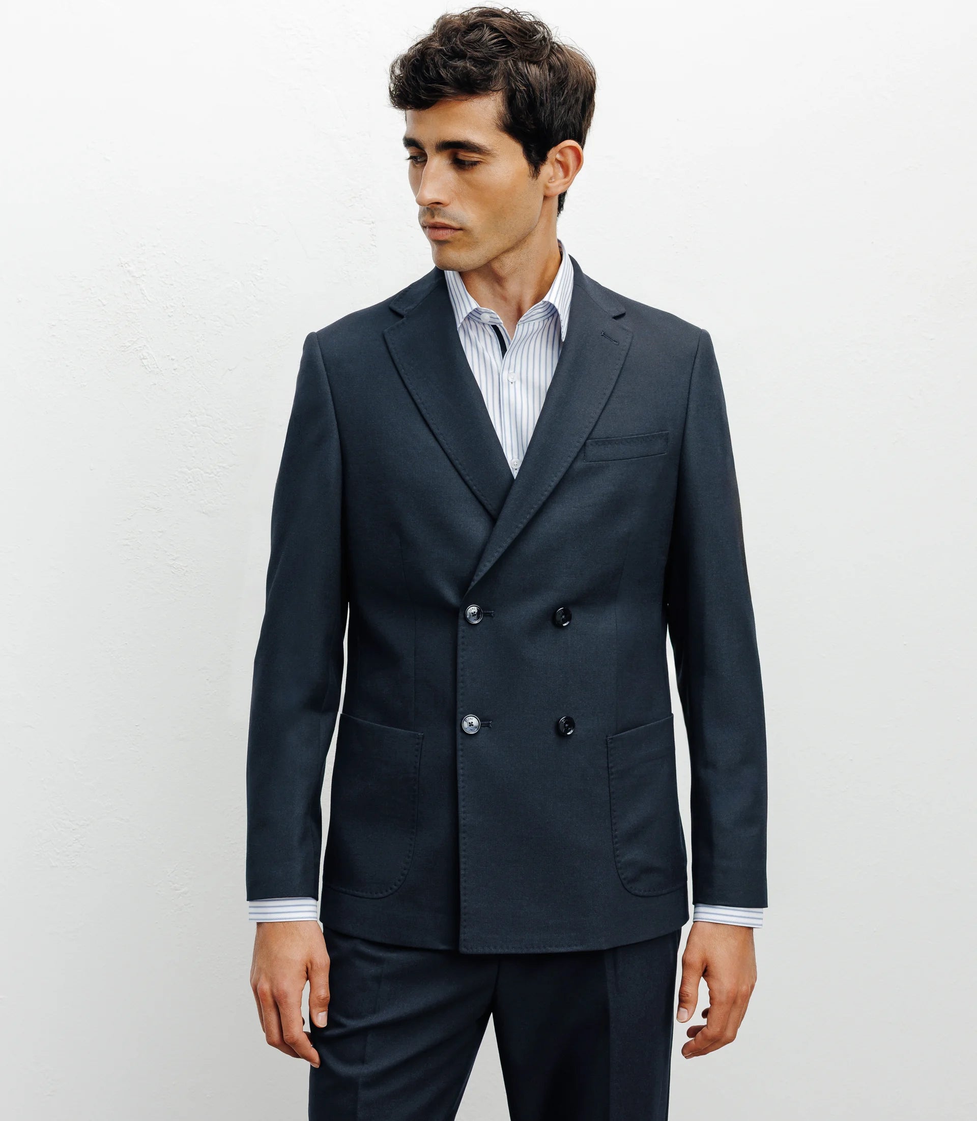 Veste croisée marine - IZAC