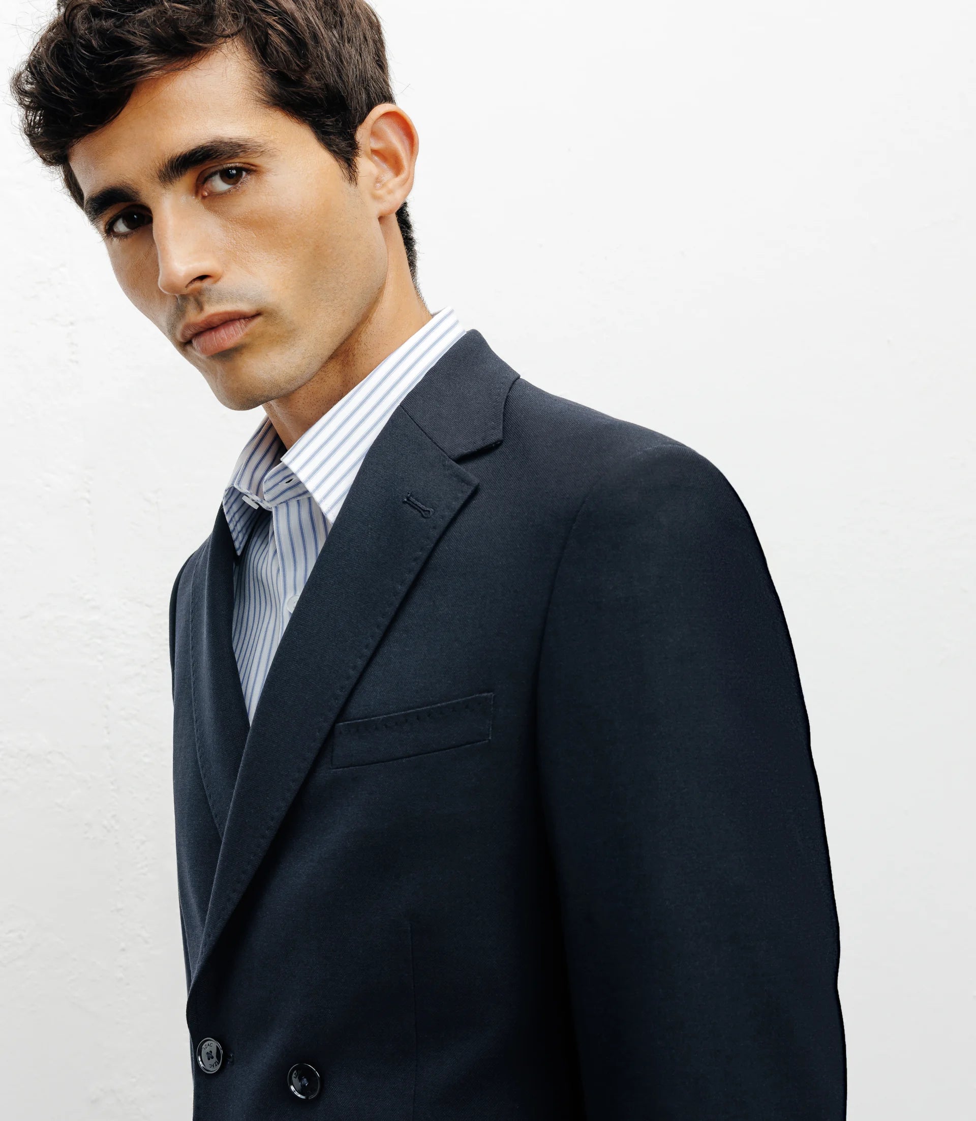 Veste croisée marine - IZAC