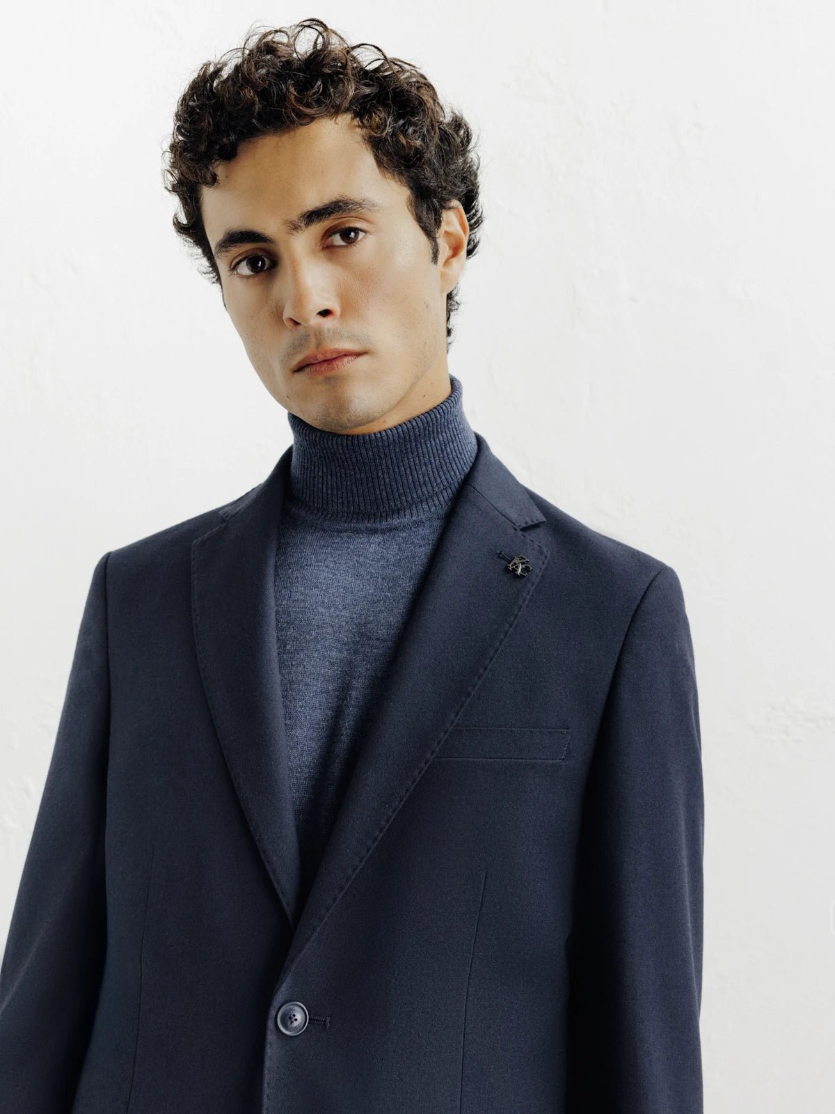 Veste ville en flanelle marine - IZAC