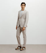 Veste ajustée en maille beige - IZAC