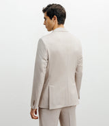 Veste ajustée en maille beige - IZAC