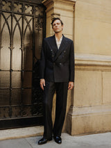 Veste croisée noire