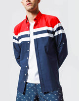 Usso" Sport Stripe Shirt