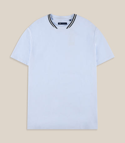 T-shirt col teddy ciel - IZAC