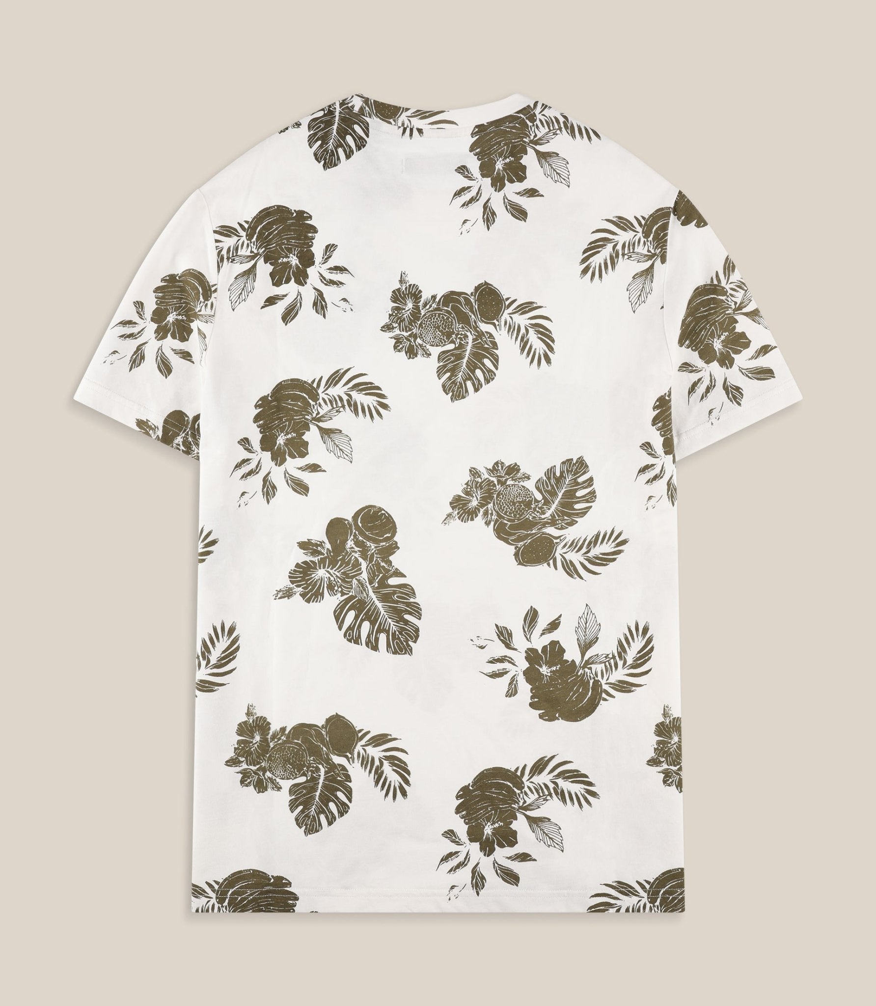 T-shirt à motifs floral écru - IZAC