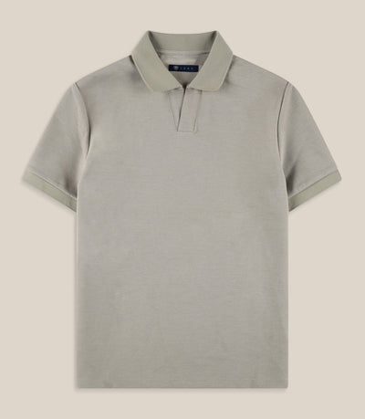 Polo armuré kaki - IZAC