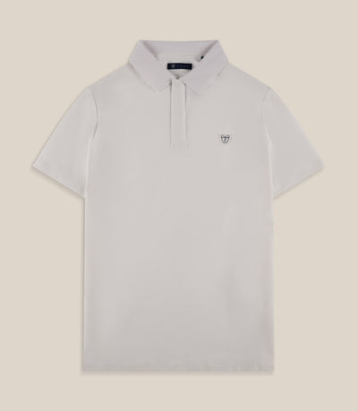 Polo manches courtes blanc - IZAC