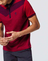 Polo Zip Rouge - IZAC