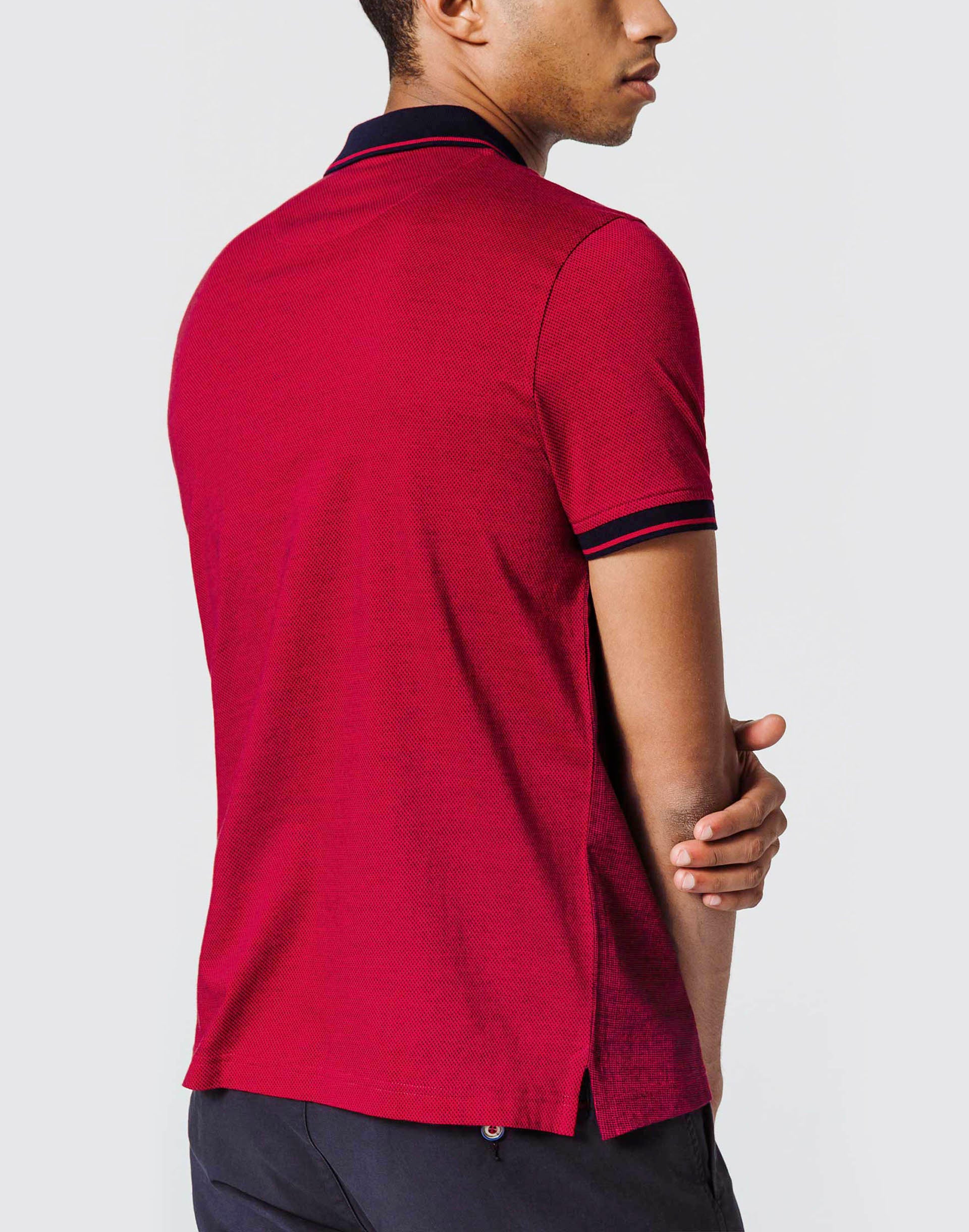 Polo Zip Red