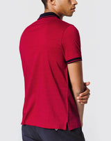 Polo Zip Rouge - IZAC