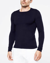 Pull col rond marine - IZAC