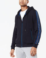 Sweatshirt with zipper and hood