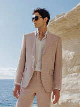 Veste ville 100% lin orange - IZAC